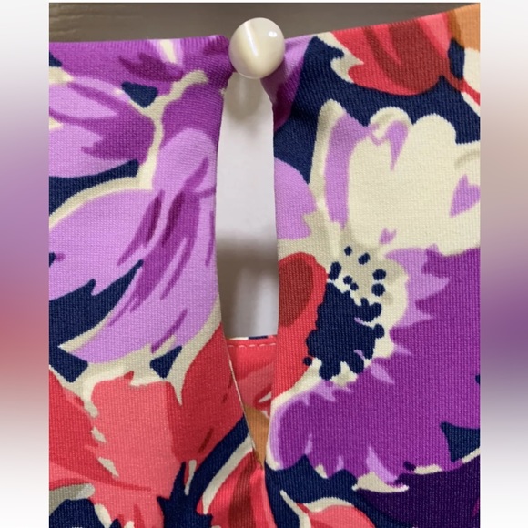 228.00 NWT J. MCLAUGHLIN M CATALYST PALMER FLORAL DRESS - Picture 8 of 9